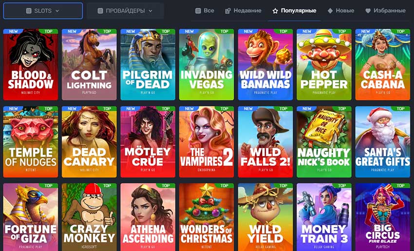 Разнообразие игровых автоматов