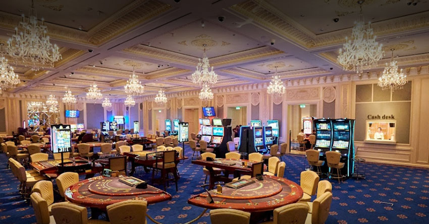 Интерьер казино